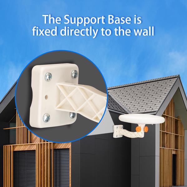 HDTV Outdoor Amplified TV Antenna 360° Omni-Directional Digital HD 1080P 4K (Homes, RVs, Yachts)