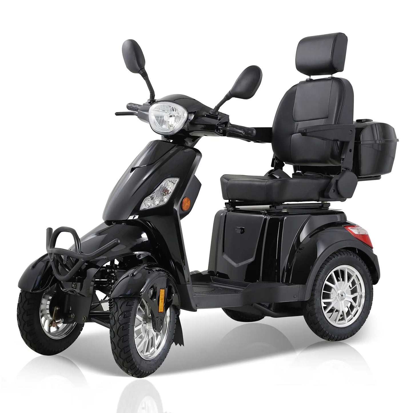 800W 60V 20AH Battery-Powered Four-Wheel Mobility Scooter for Adults and Seniors