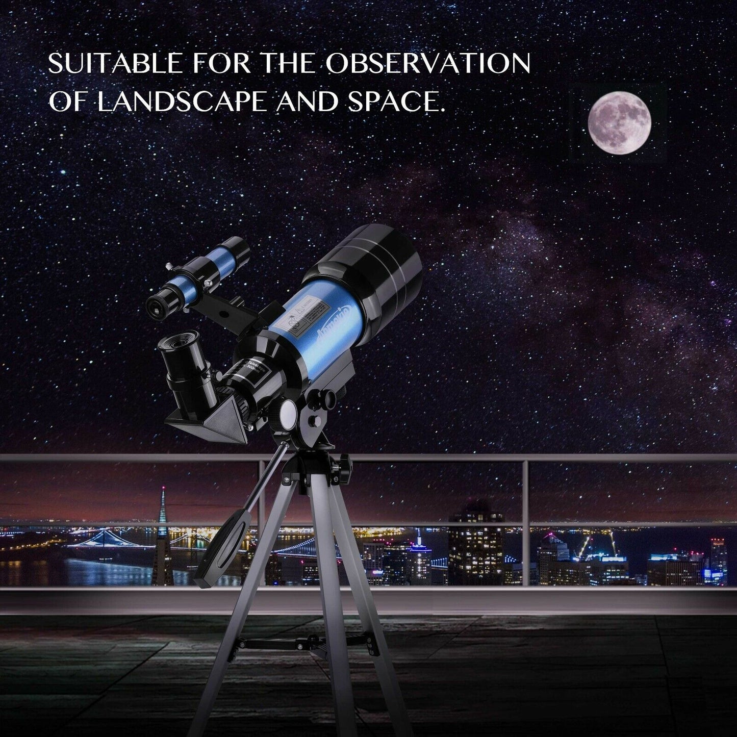 Astronomical Telescope for Kids and Beginners | Refracting Telescope with Tripod