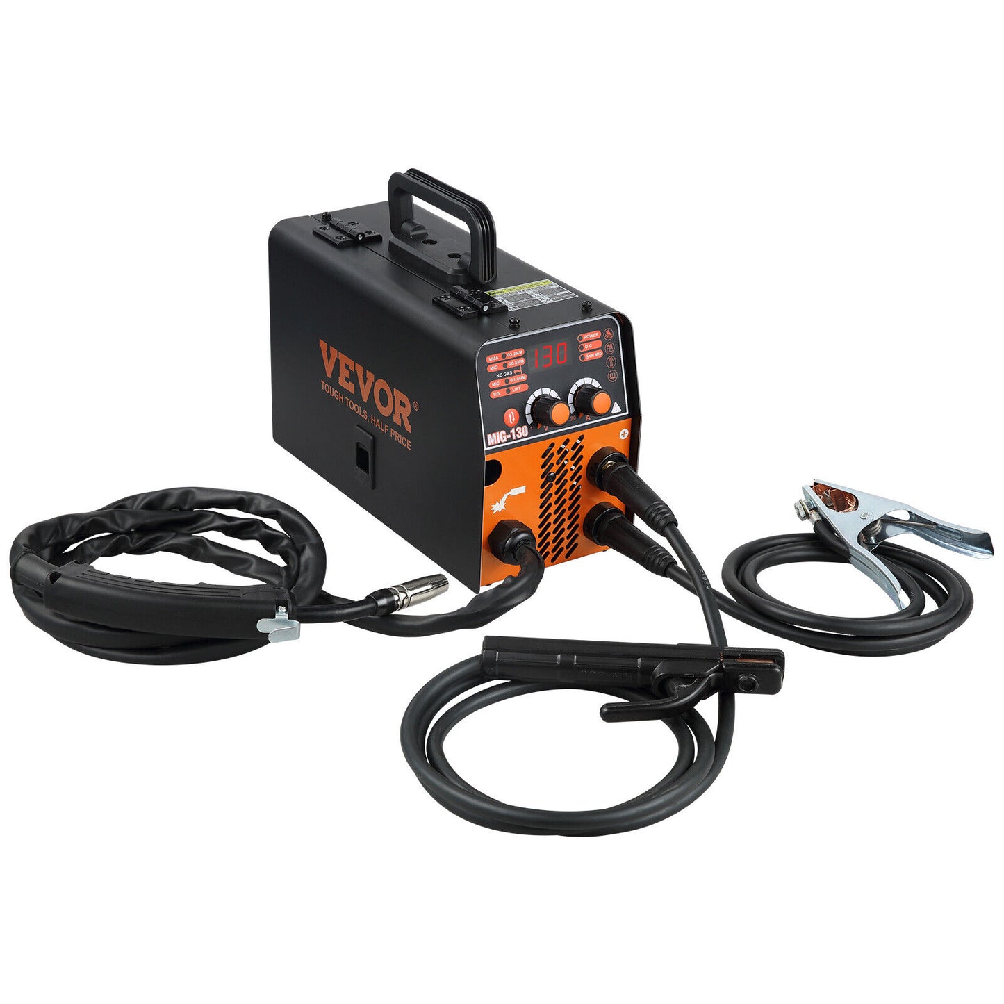 Professional MIG Welder: 130A Flux Core 3 in 1 MMA/MIG/LIFT TIG Welder