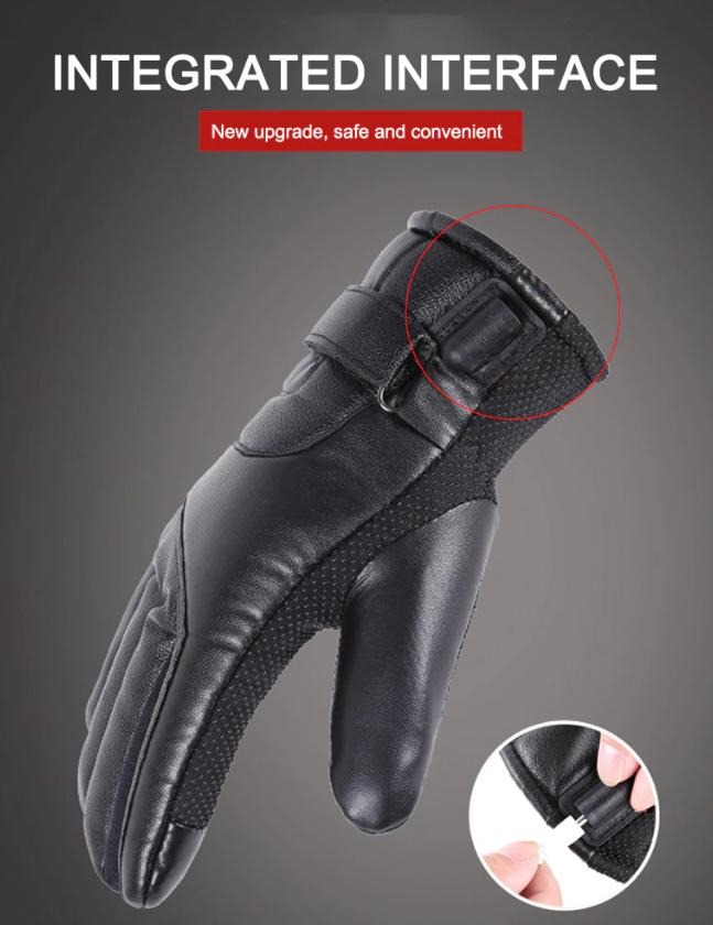 Electric Heated Gloves with Thermal Warming: Windproof for Skiing and Snow Activities (USB-Powered)