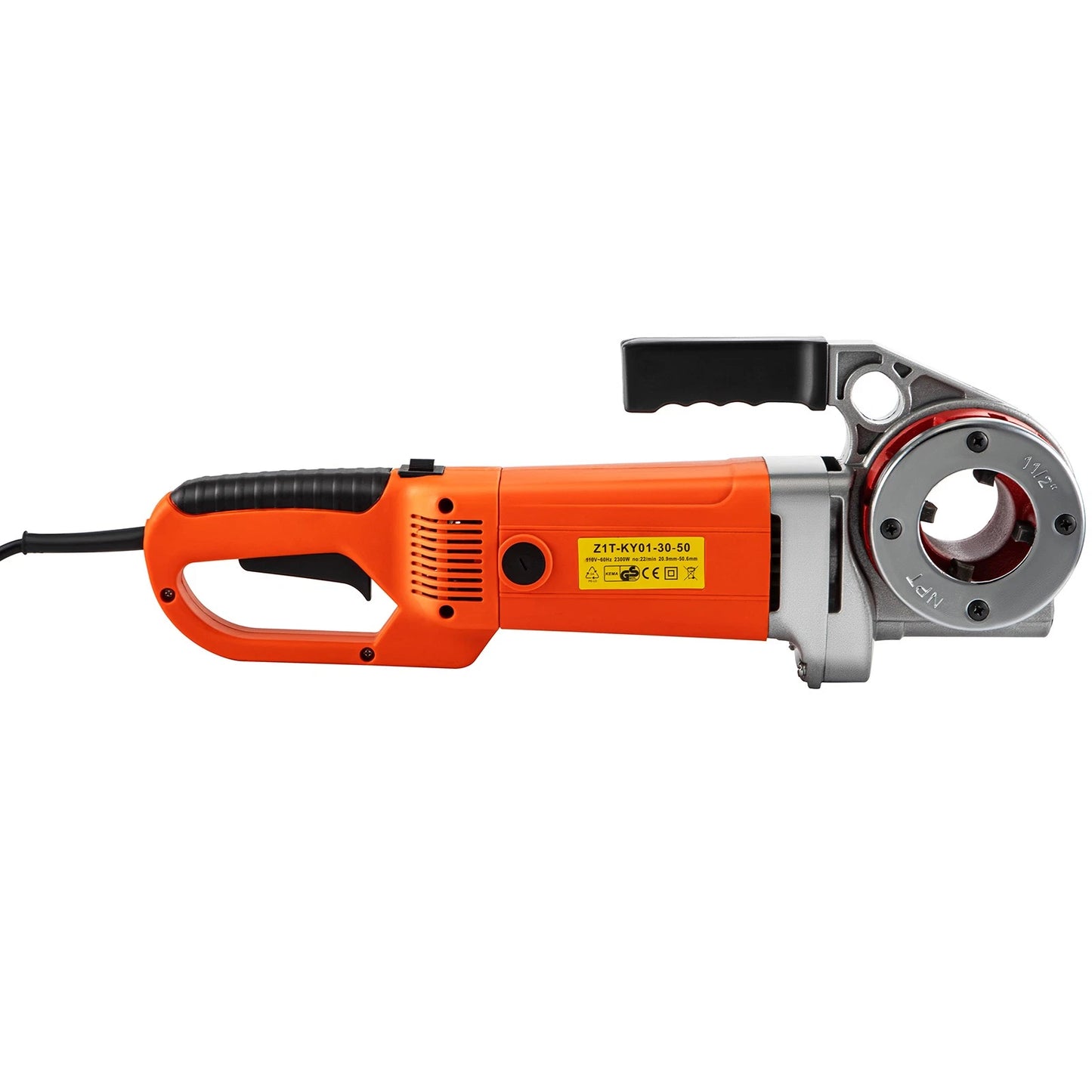 Electric Pipe Threader Machine 1/2”–2” with 6 Dies & Storage Case – 2300W Portable Threading Tool