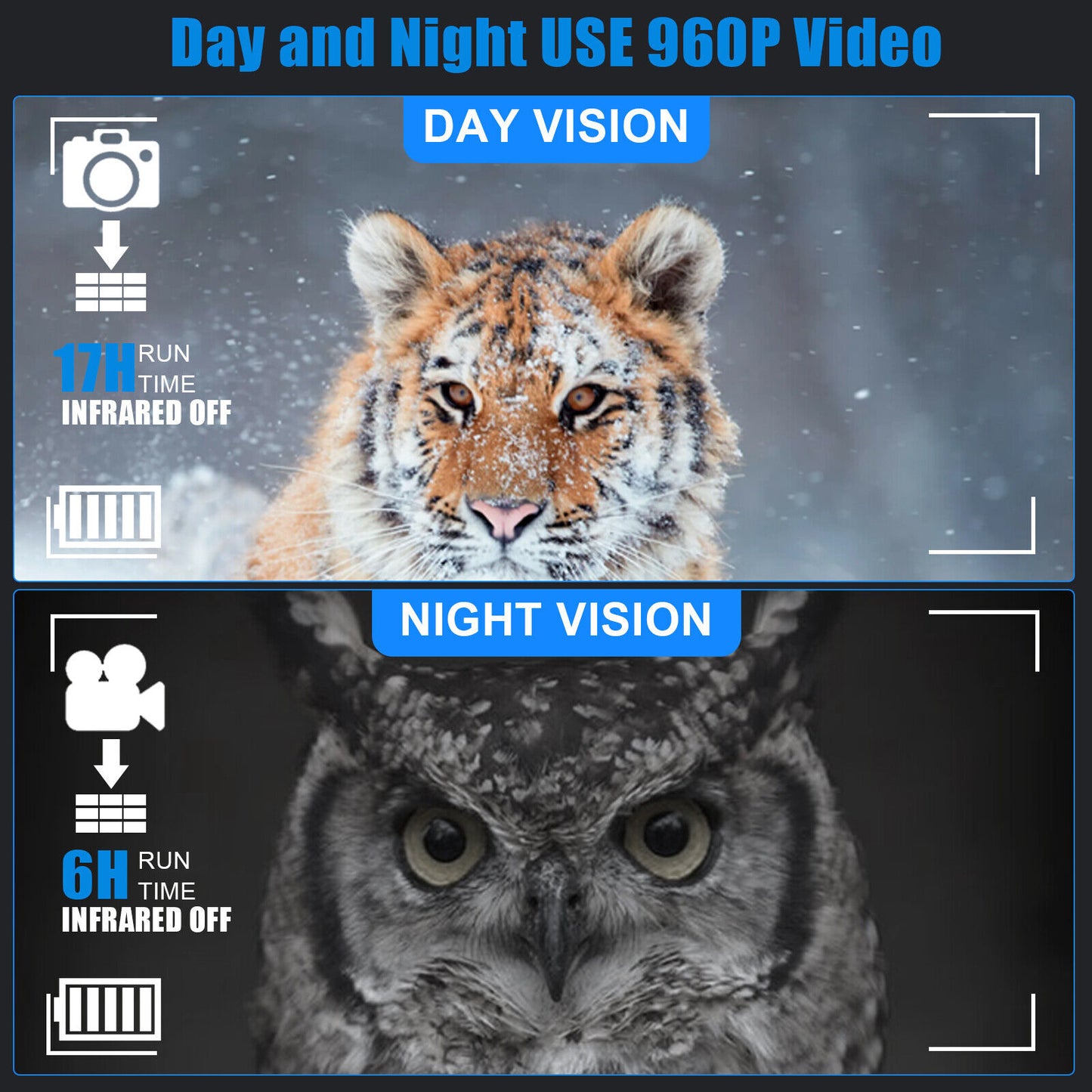 Digital Night Vision Binoculars For Total Darkness Surveillance