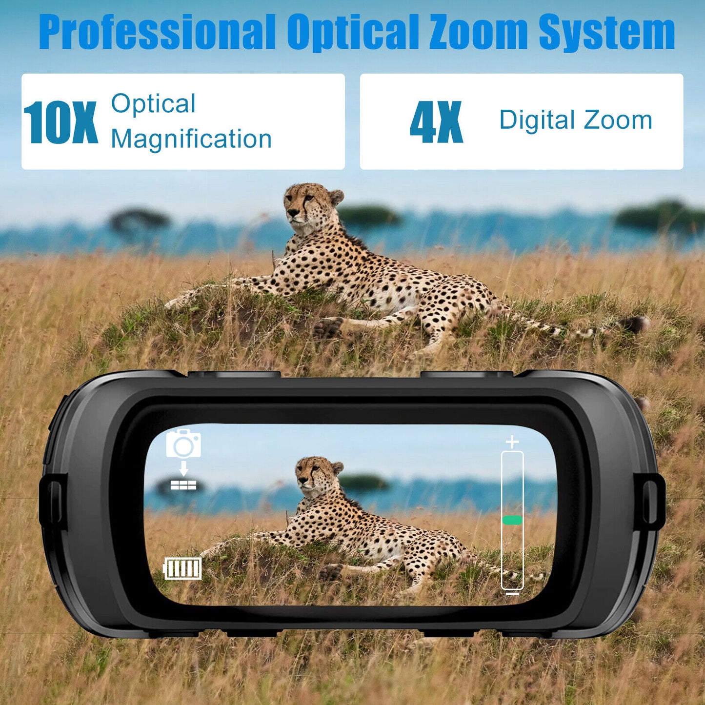 Digital Night Vision Binoculars For Total Darkness Surveillance