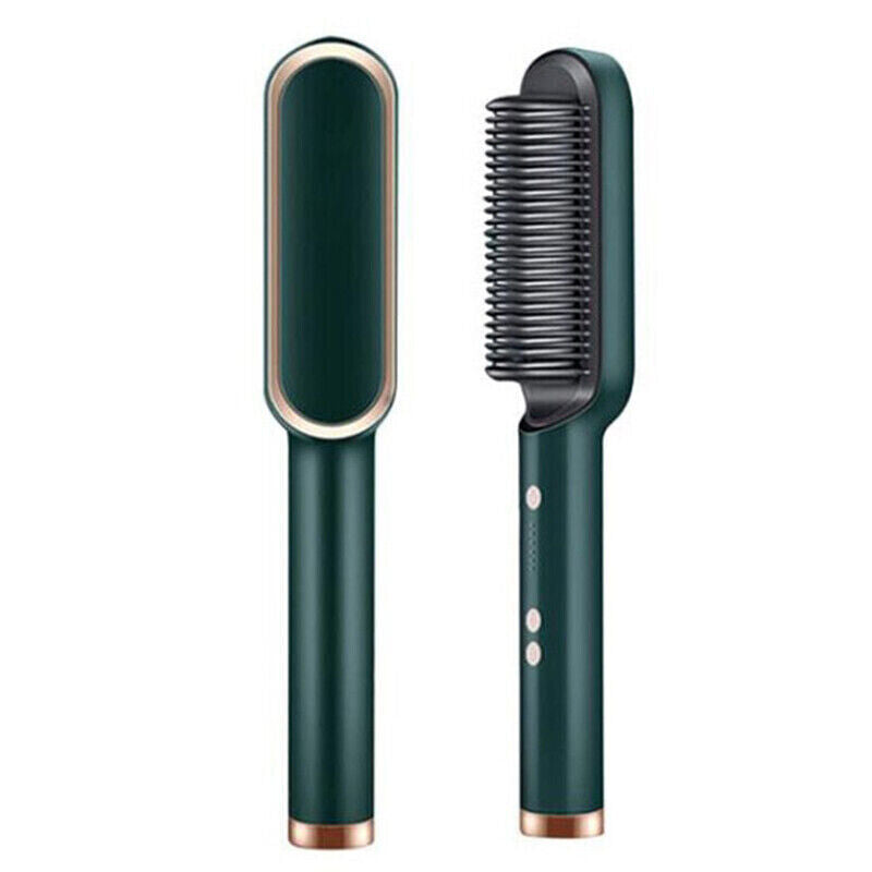 2-in-1 Hair Straightener Comb & Iron
