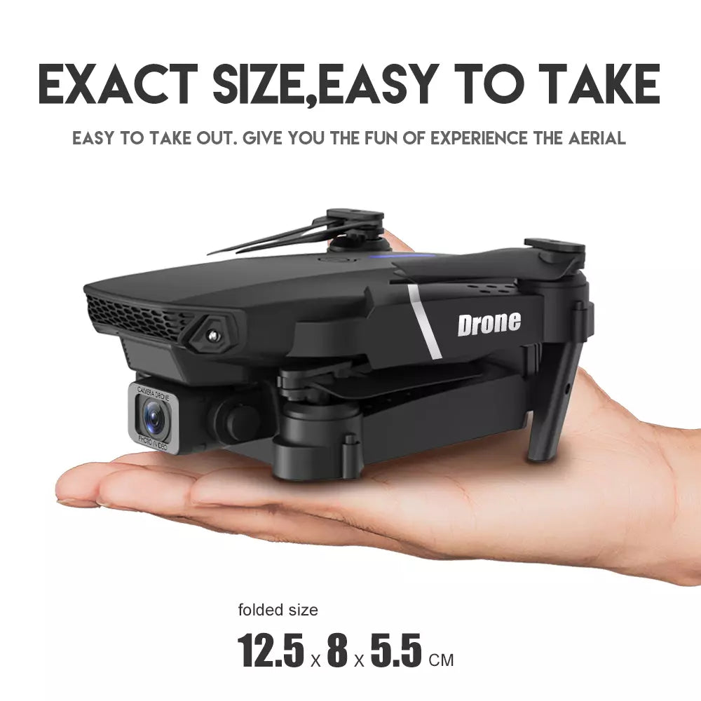 5G 4K Dual-Camera Drone with GPS | Foldable, WiFi FPV, 4 Batteries Included