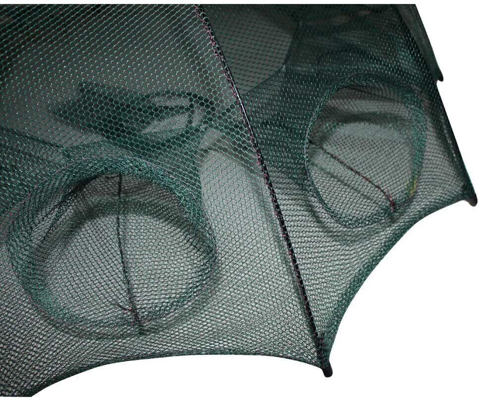 Foldable Fishing Bait Trap - Crab, Shrimp, Minnow Net - Easy, Portable, Durable