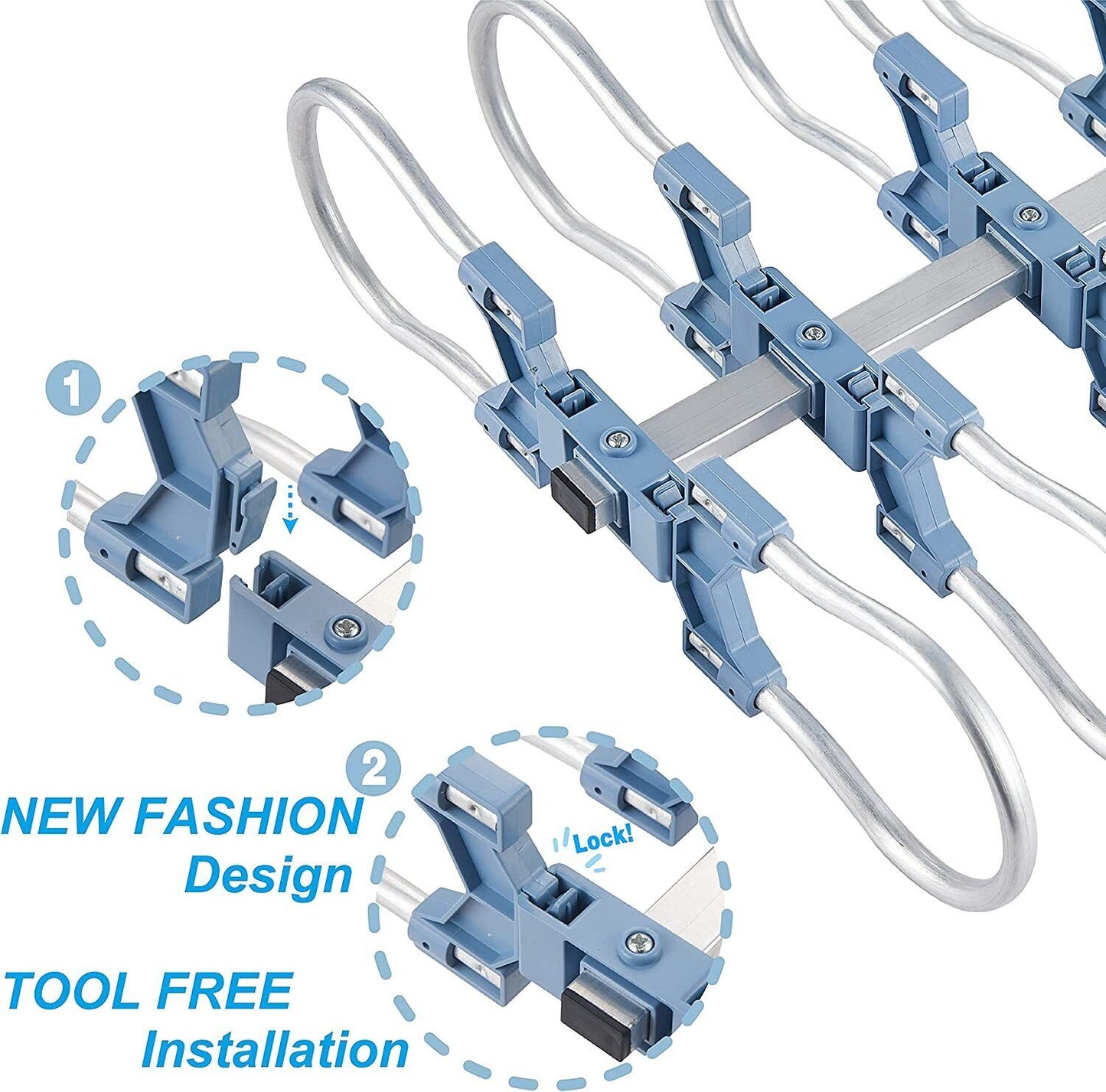 150-Mile Outdoor TV Antenna: Motorized, Amplified HDTV, High Gain (36dB), UHF/VHF