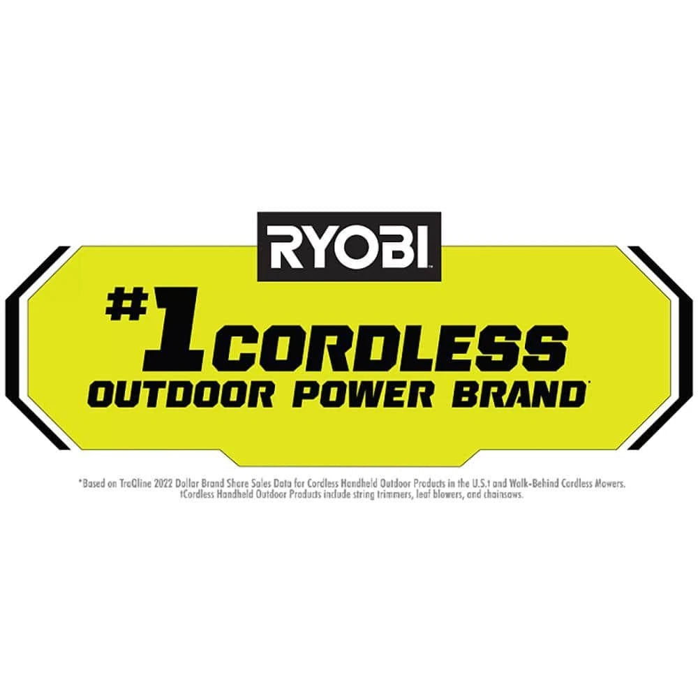 RYOBI 18V ONE+ String Trimmer with 4.0Ah Battery and Charger