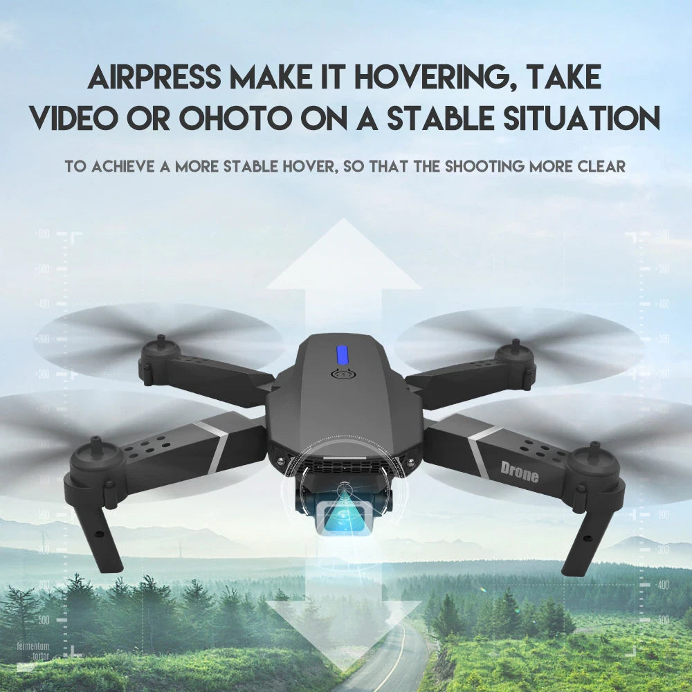 5G 4K Dual-Camera Drone with GPS | Foldable, WiFi FPV, 4 Batteries Included