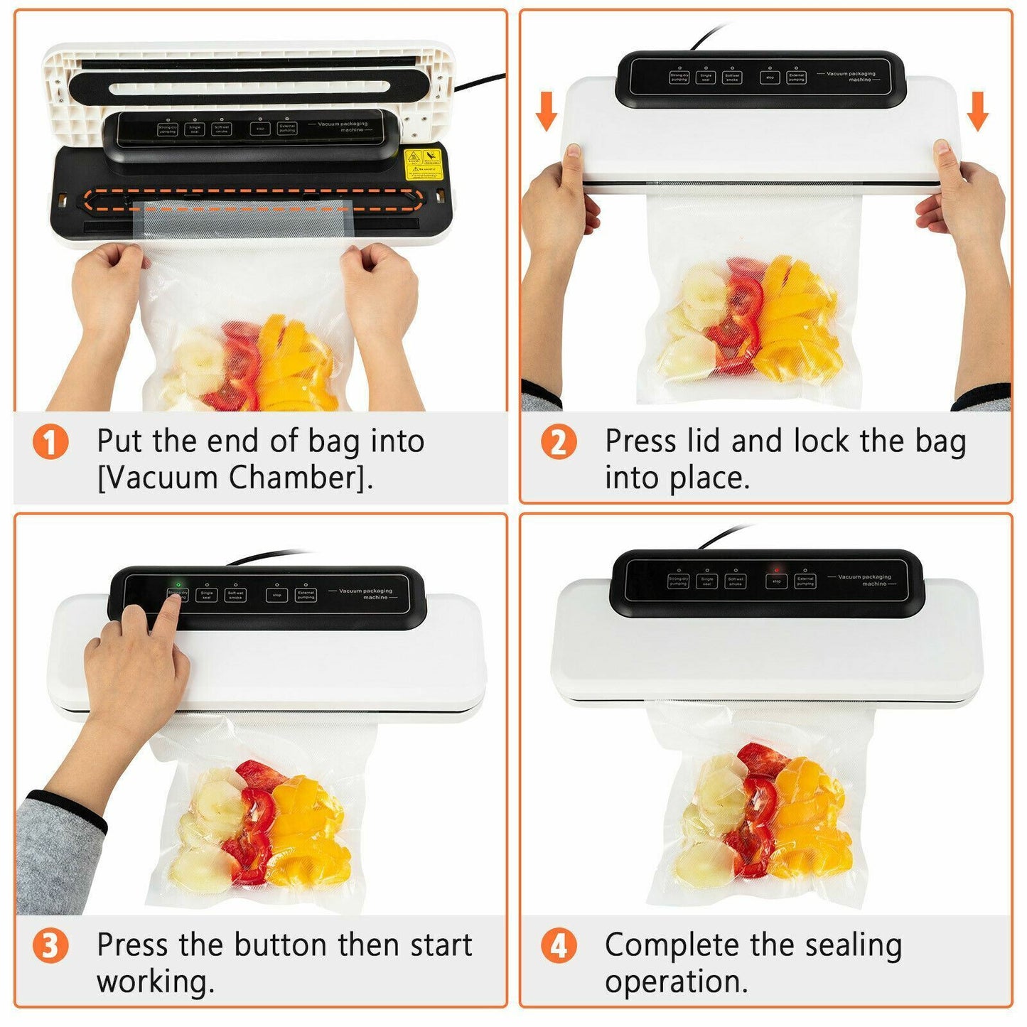 Commercial Vacuum Sealer Food Saver System with FREE Bags