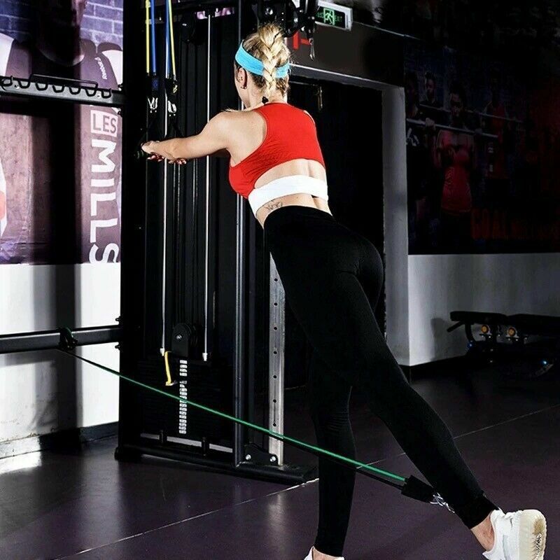 Resistance Band Loop Set Exercise Workout Crossfit Fitness Yoga Pilates