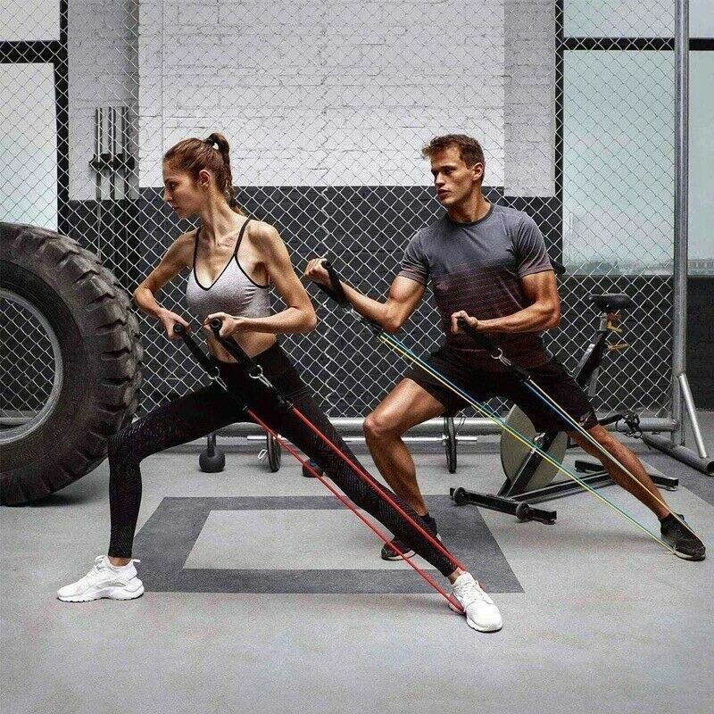 Resistance Band Loop Set Exercise Workout Crossfit Fitness Yoga Pilates