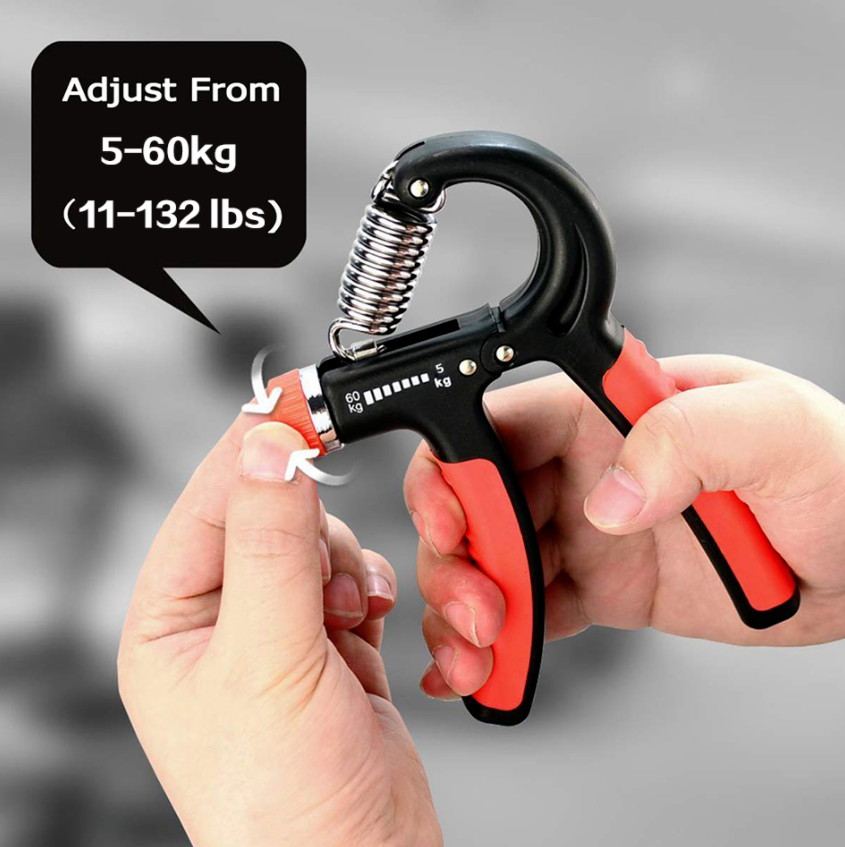 Adjustable Hand Grip Strength Trainer for Gym Exercise