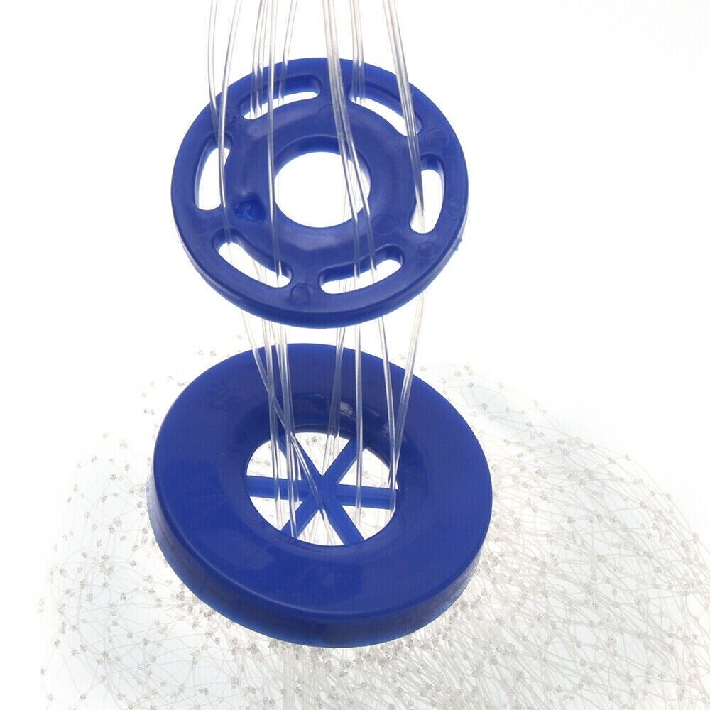 Fishing Cast Net - Easy Throw Hand Cast - Strong Nylon Mesh