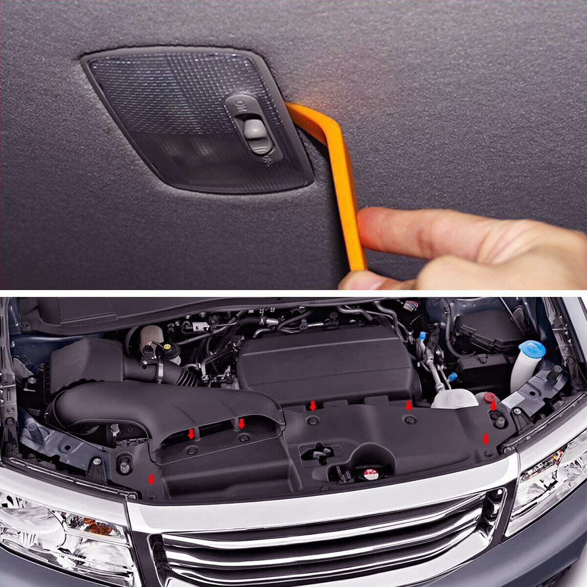 750 Pcs Car Retainer Clips Auto Fasteners Push Trim Clips Pin Rivet Bumper Kit