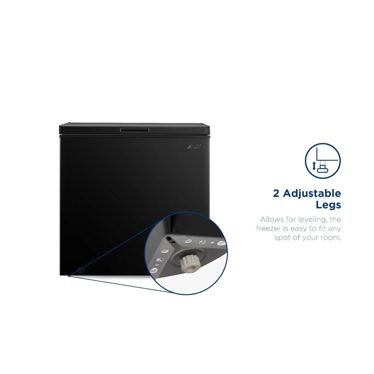 7-Cubic Feet Chest Freezer with Removable Basket for Deep Food Storage