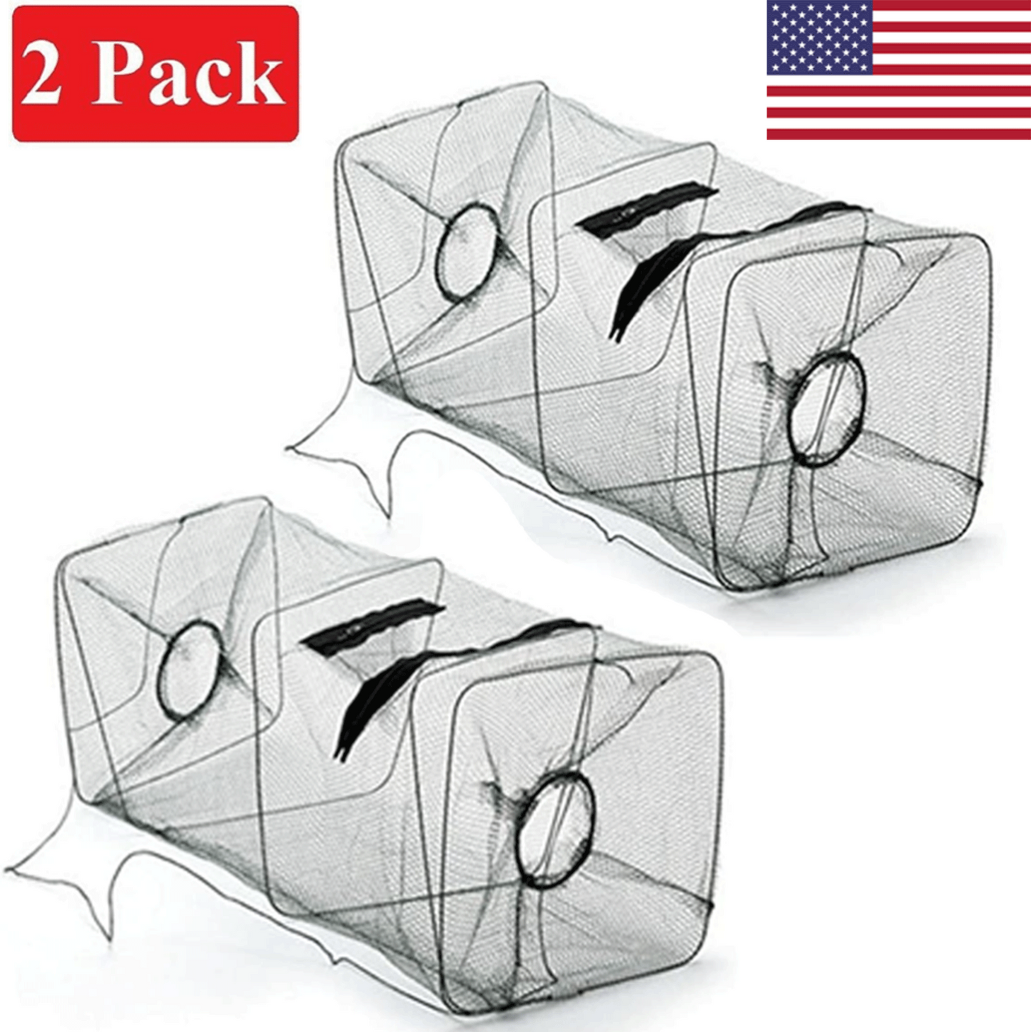 Fishing Cast Net Bait Easy Throw Hand Cast Strong Nylon Mesh