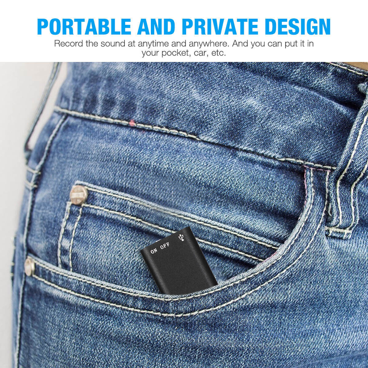 Mini Audio Recorder- Voice Activated (8GB)