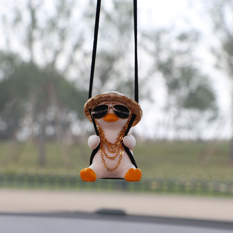 Swinging Duck Car Ornament
