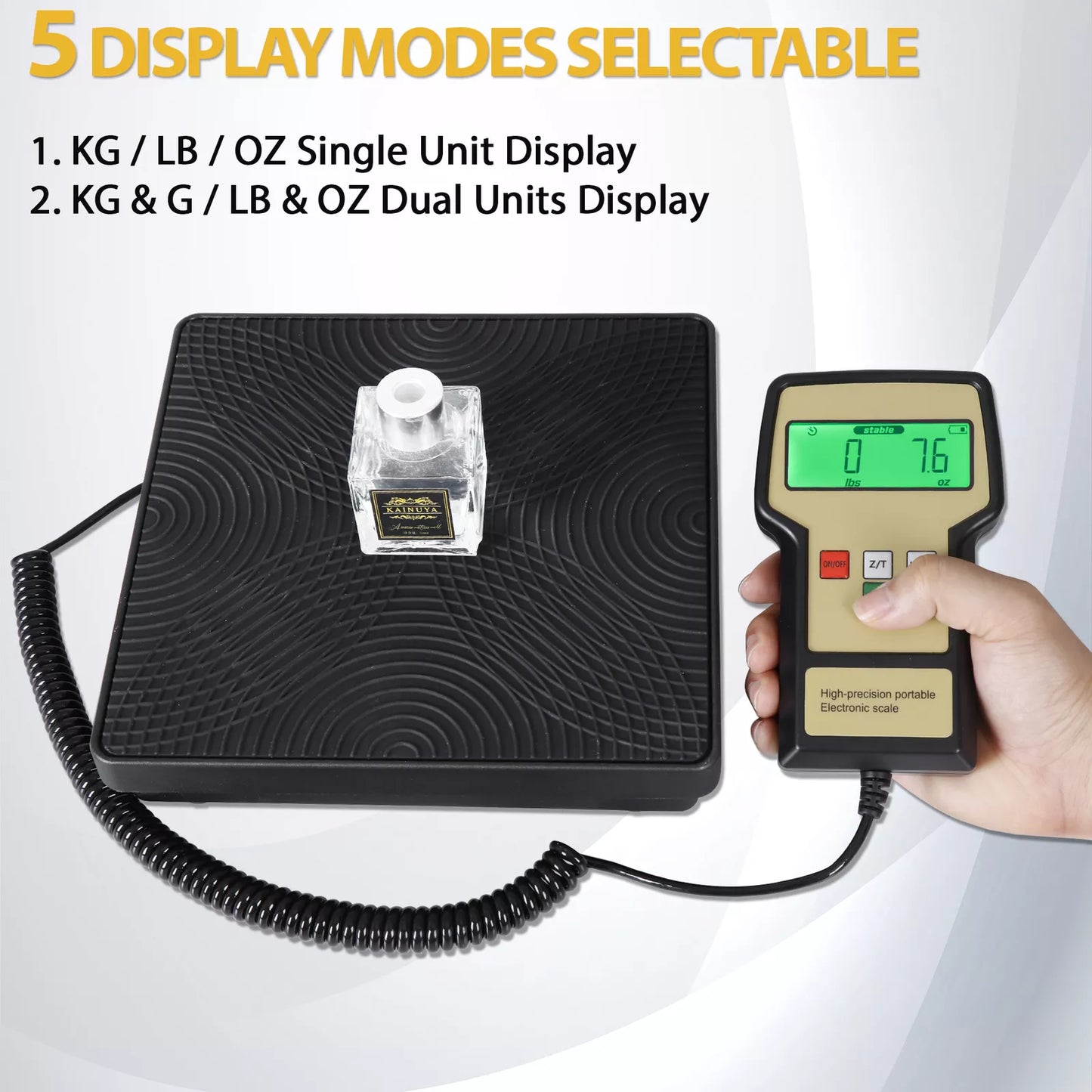 Refrigerant Charging Scale Electronic 220LB Digital HVAC A/C Refrigeration