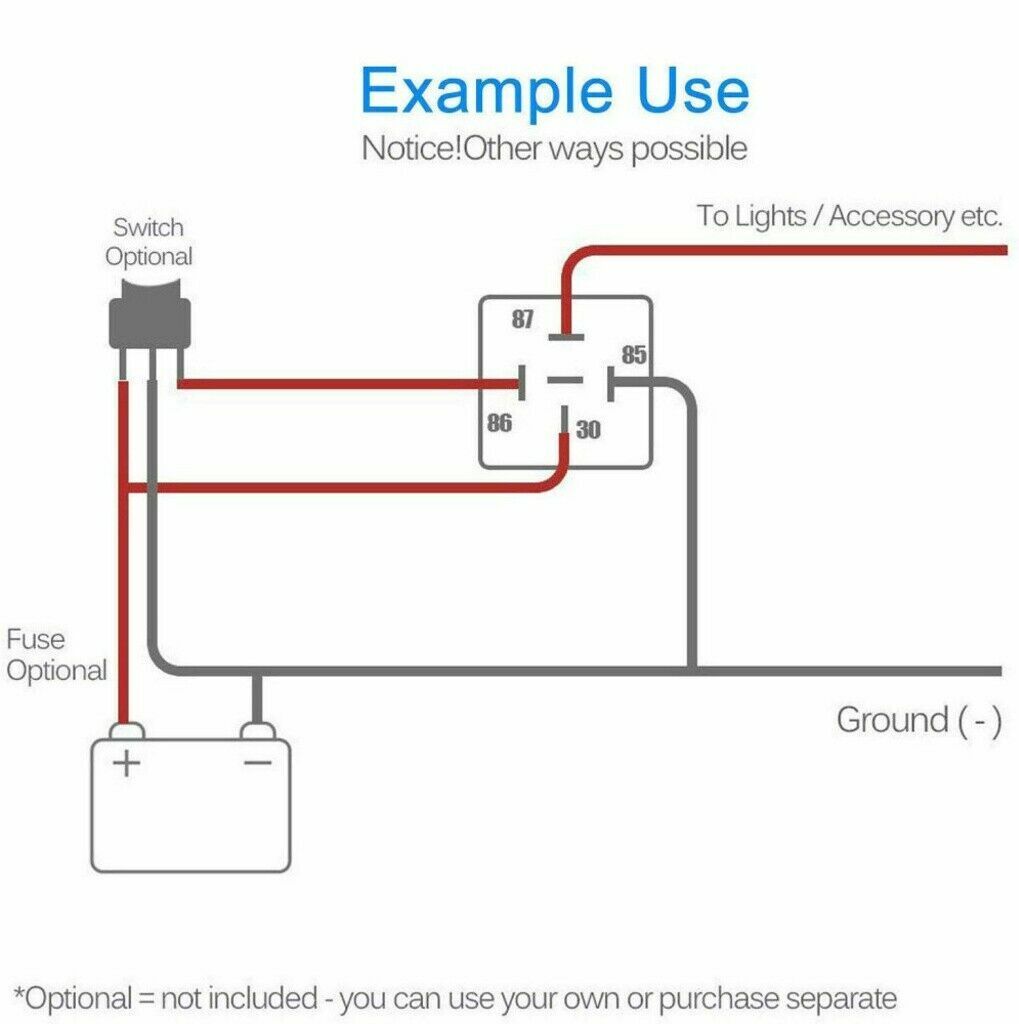 Ensure Reliable Automotive Electrical Systems with the 5 Pack 12V 30/40 Amp 5-Pin SPDT Automotive Relay Set - Complete with Wires and Harness Socket