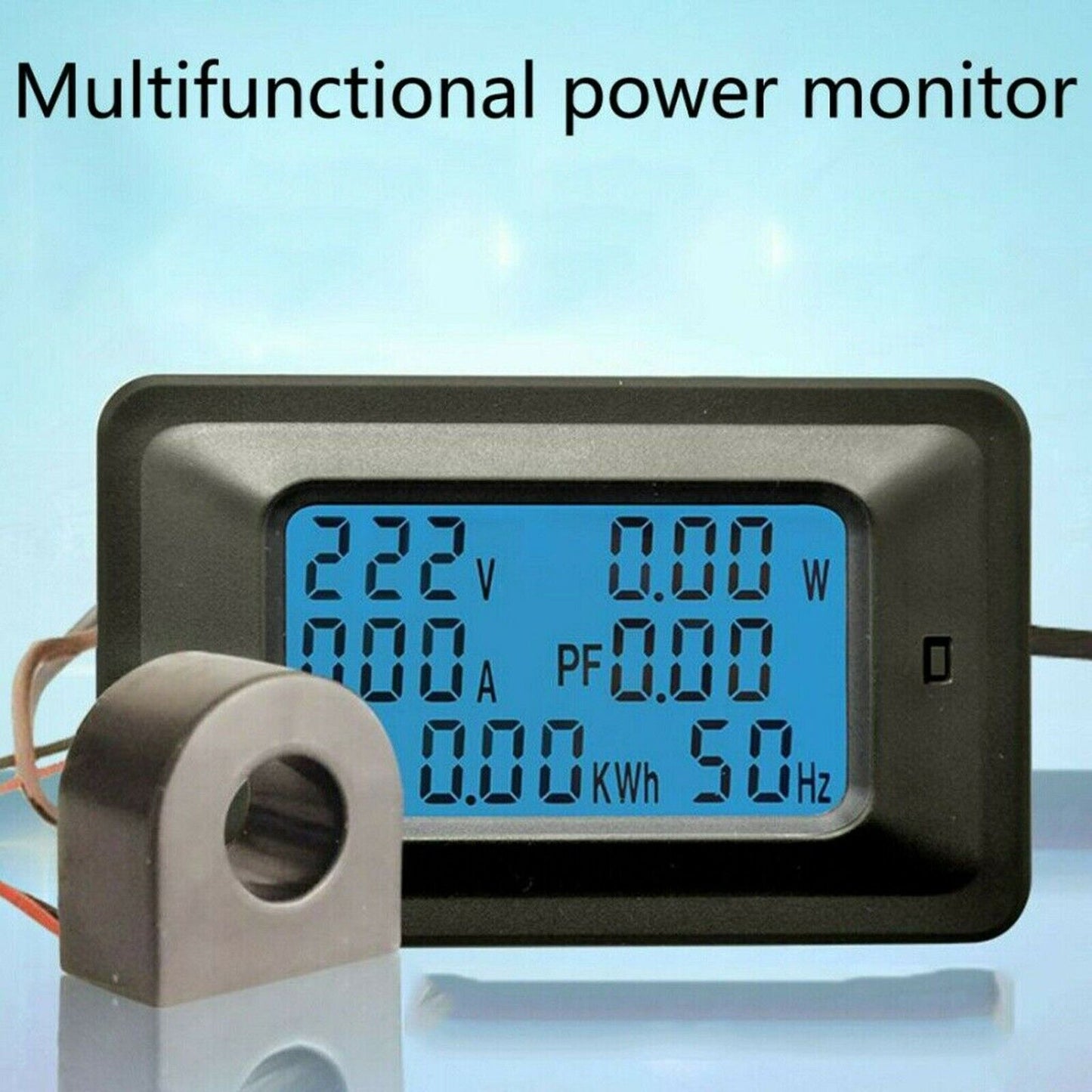 100A AC LCD Digital Volt Watt Power Voltage Meter Monitor for KWh Voltmeter and Ammeter Readings