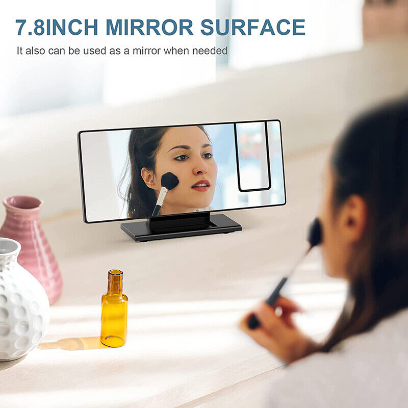 7.8-Inch Digital LED Alarm Clock with Projector: Temperature & Time Projection, USB Monitor