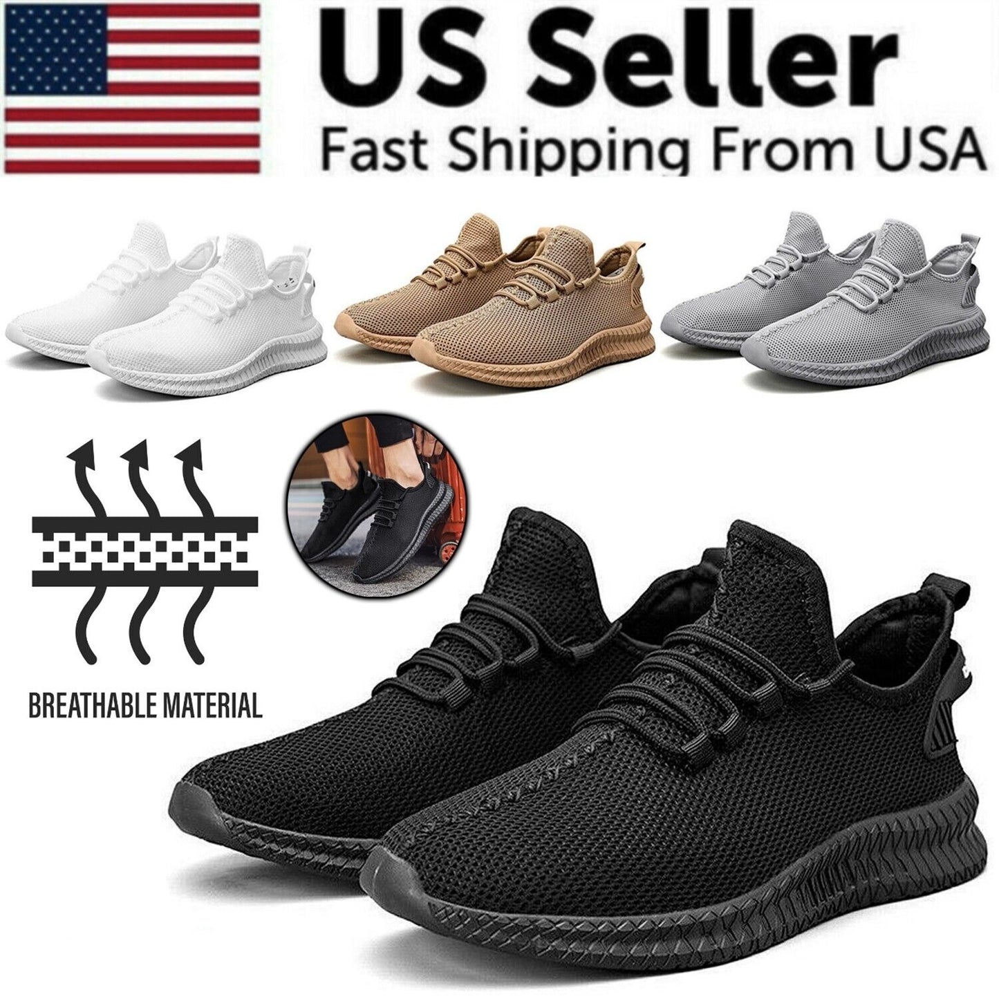 Men's Outdoor Running Sneakers