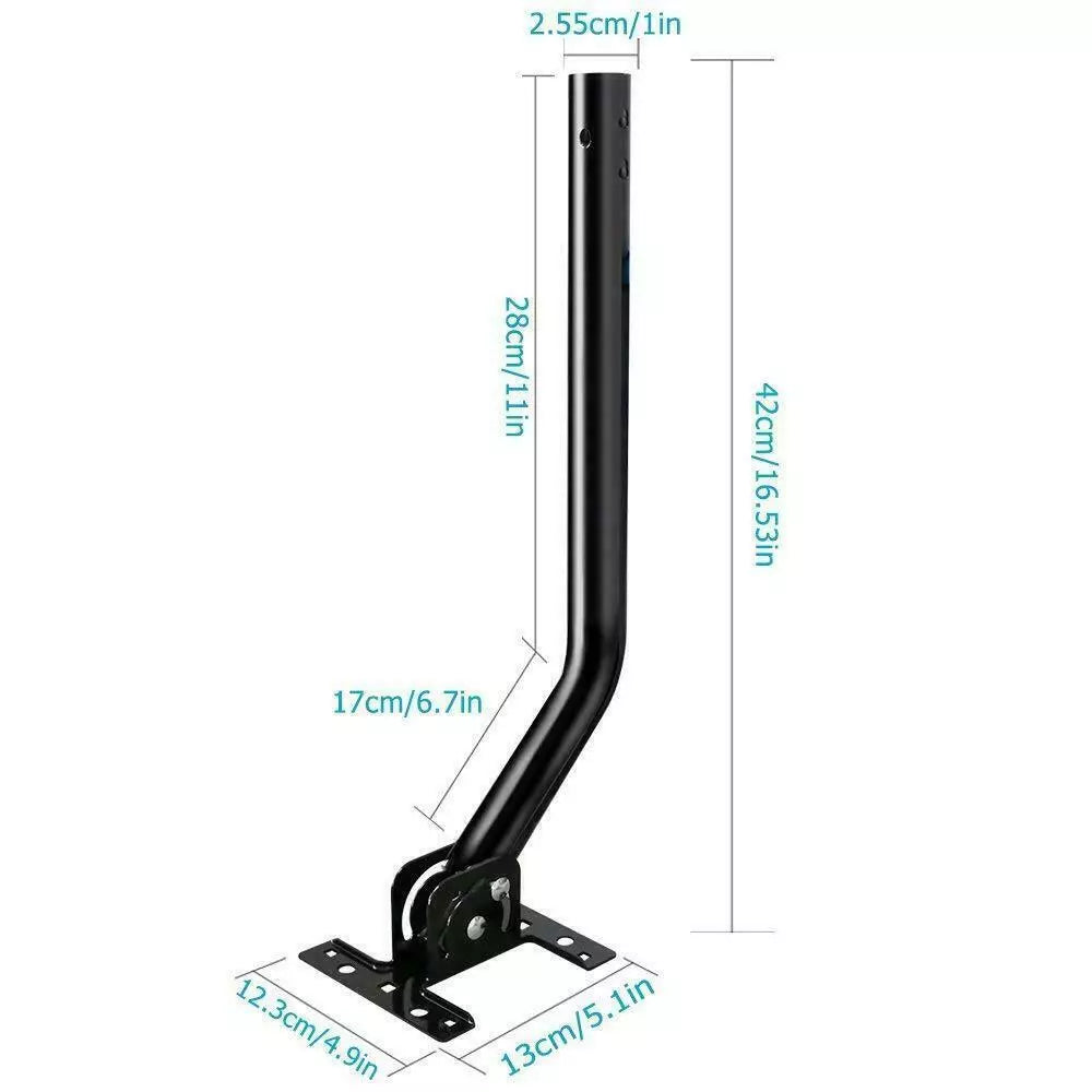 200+ Mile Long Range Outdoor HDTV Antenna – 4K 1080p VHF/UHF Digital TV Antenna with Mounting Pole, Weather-Resistant Design, Easy Assembly