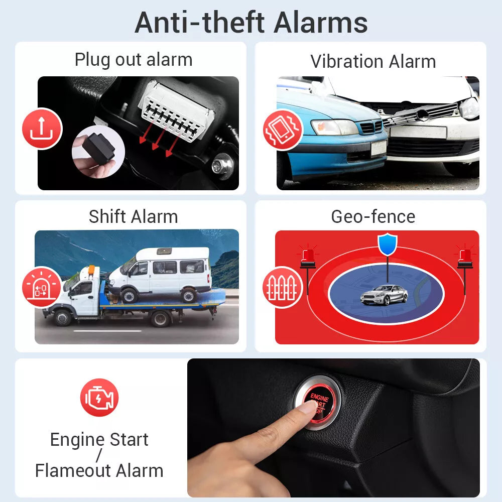 GPS Real-Time Vehicle Tracking Device for Cars & Teens
