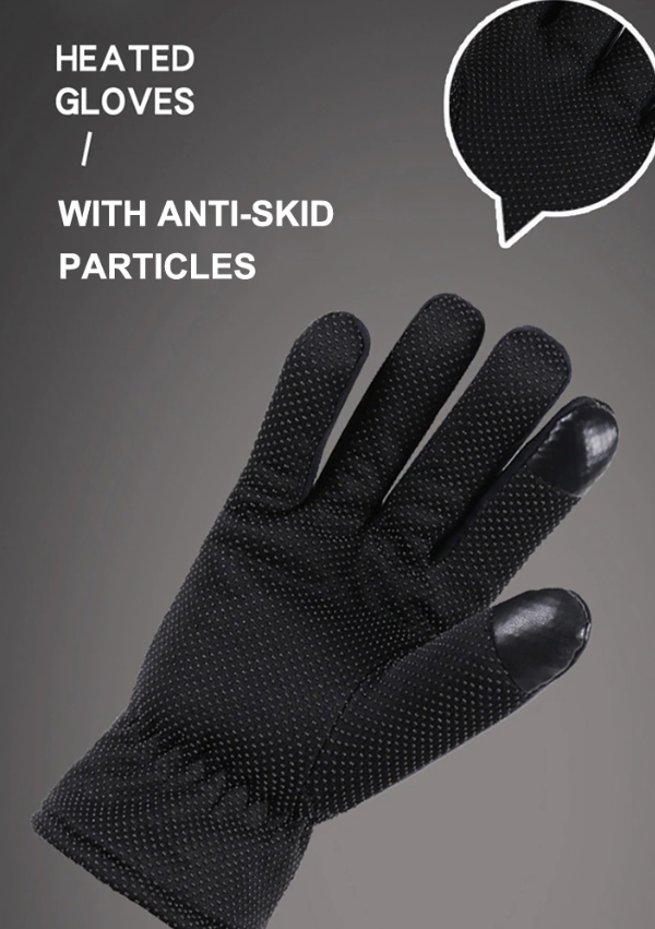 Electric Heated Gloves with Thermal Warming: Windproof for Skiing and Snow Activities (USB-Powered)