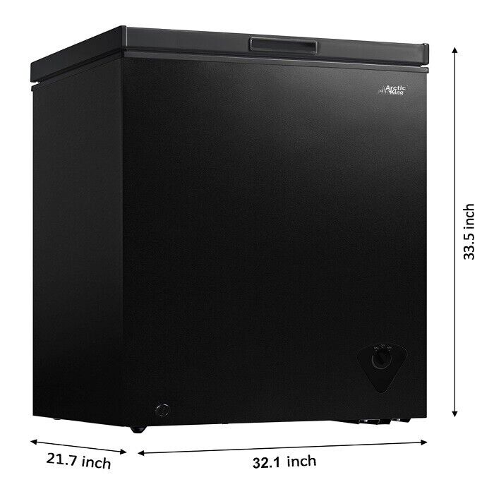 7-Cubic Feet Chest Freezer with Removable Basket for Deep Food Storage
