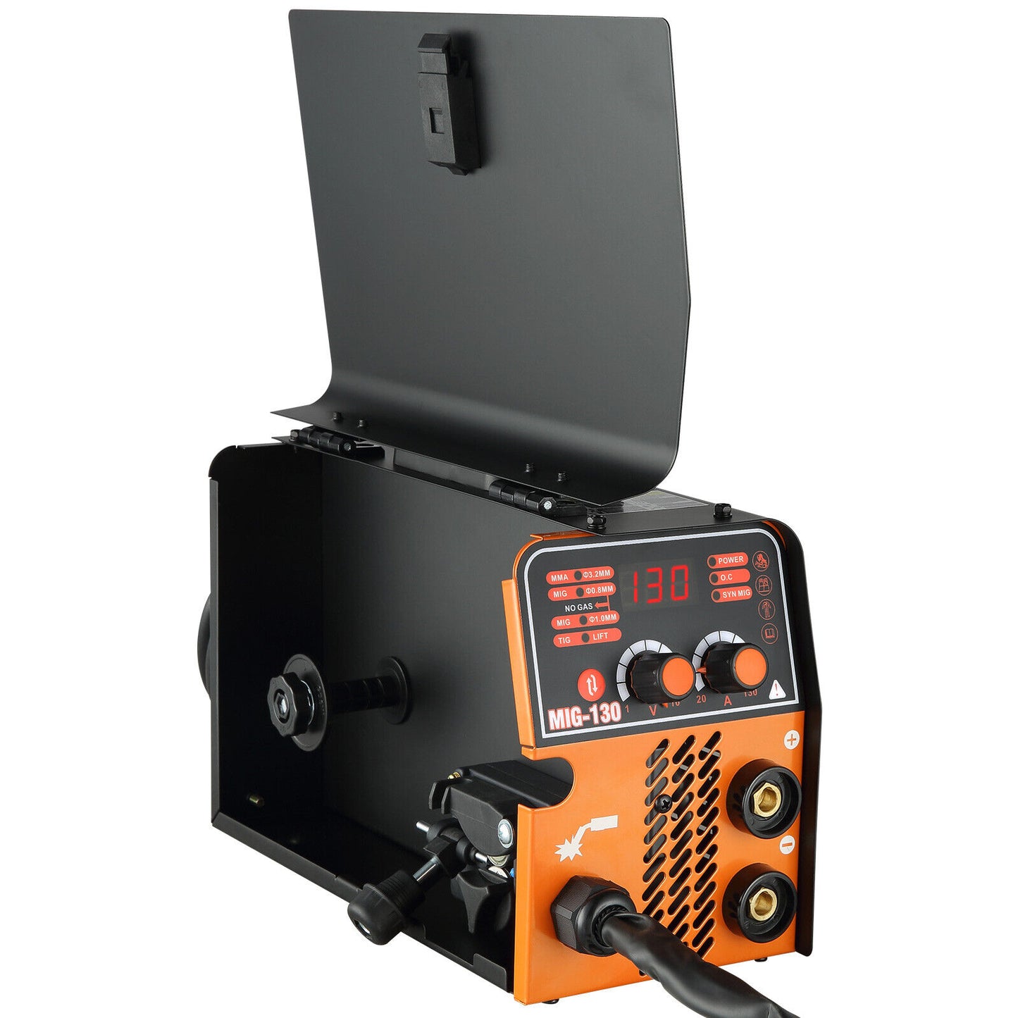Professional MIG Welder: 130A Flux Core 3 in 1 MMA/MIG/LIFT TIG Welder