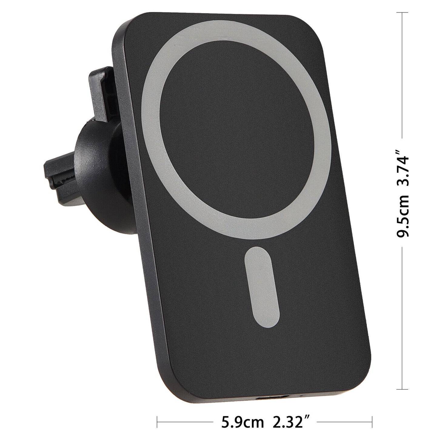 Magnetic Wireless Charger Car Mount Holder For iPhone 12 13 14 Pro Max MagSafe