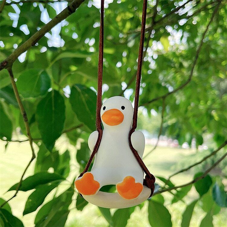 Swinging Duck Car Ornament
