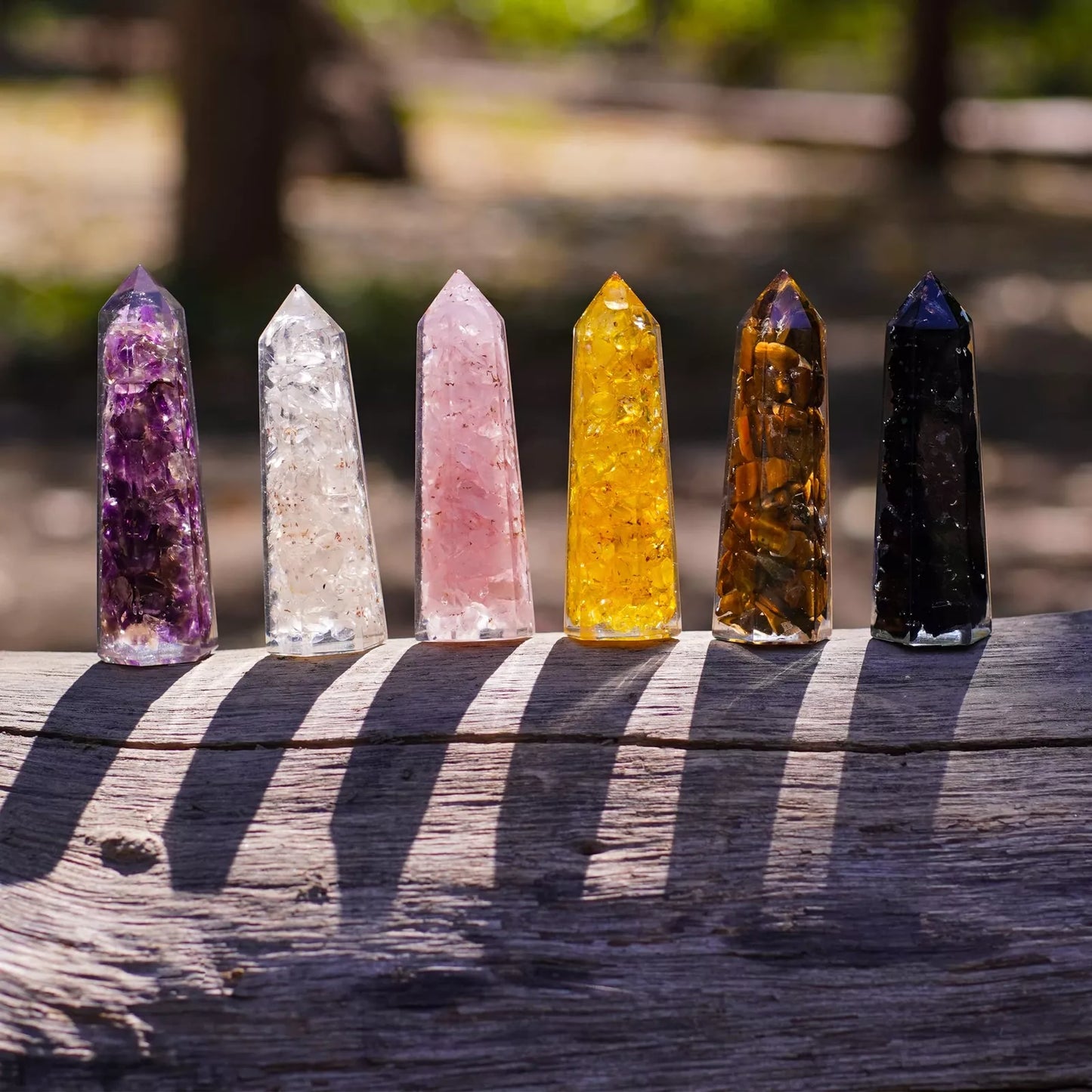 Healing Crystal Wand Set of 6 Orgonite