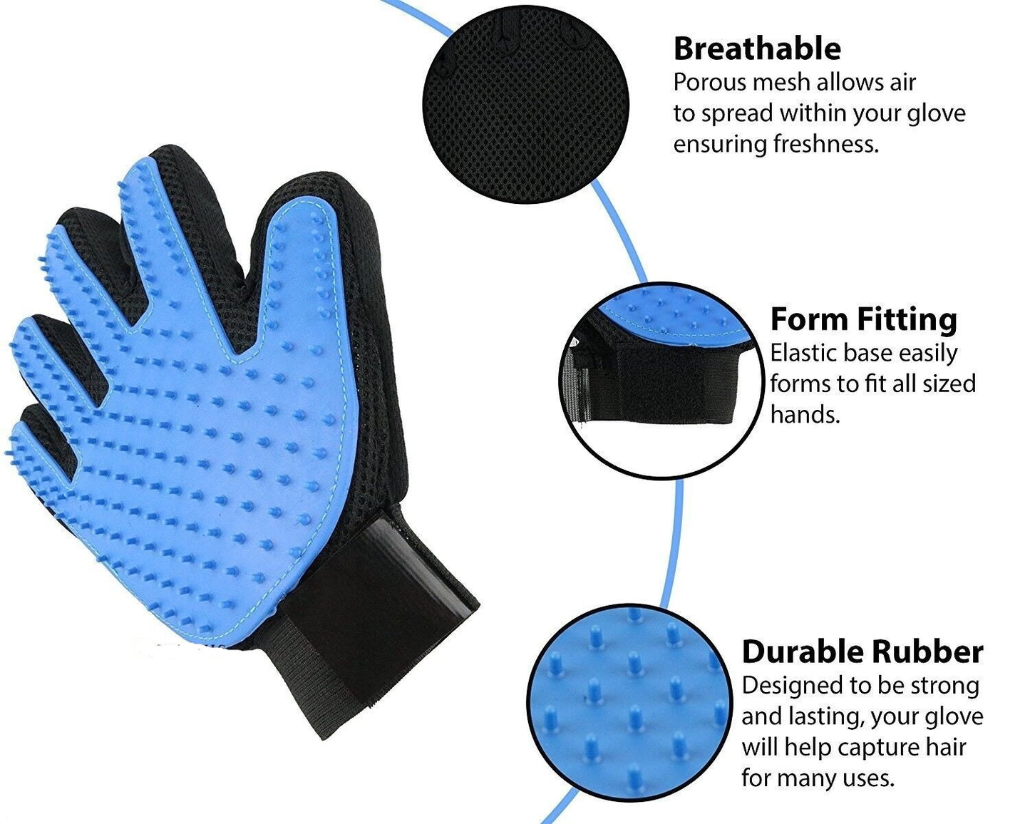 Luxury Pet Grooming Glove: Artisan Deshedding Comb with Soft Massage Features