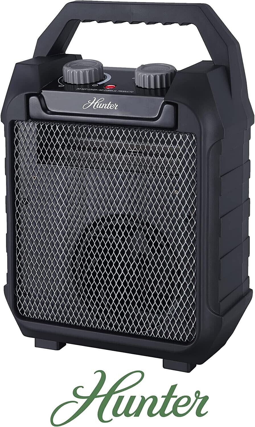Hunter 1500W Portable Space Heater with Recirculating Thermostat