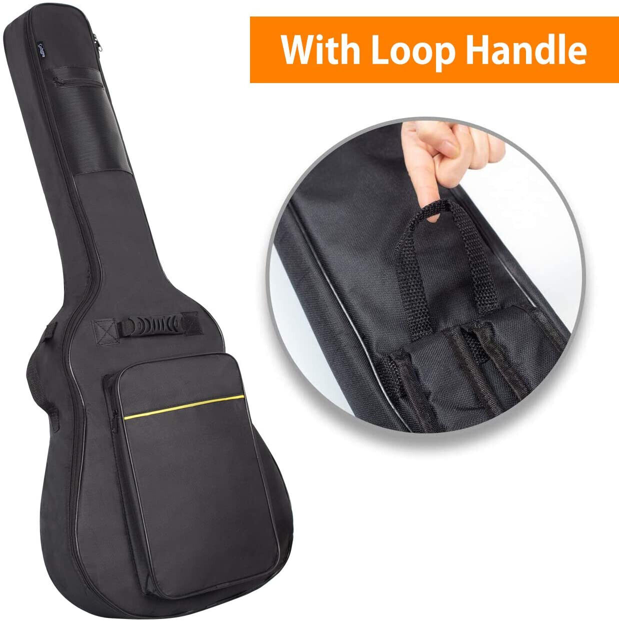 41-Inch Acoustic Guitar Bag – Padded, Water-Resistant Soft Case