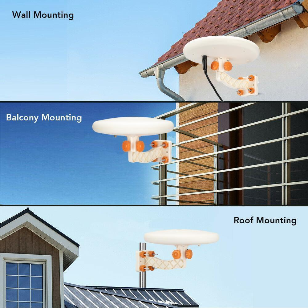 HDTV Outdoor Amplified TV Antenna 360° Omni-Directional Digital HD 1080P 4K (Homes, RVs, Yachts)