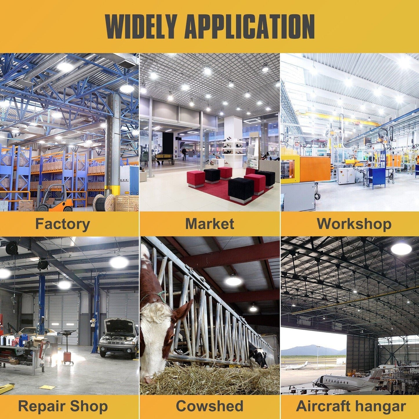240W Led High Bay Light Factory Warehouse Industrial Shop Light with US Plug