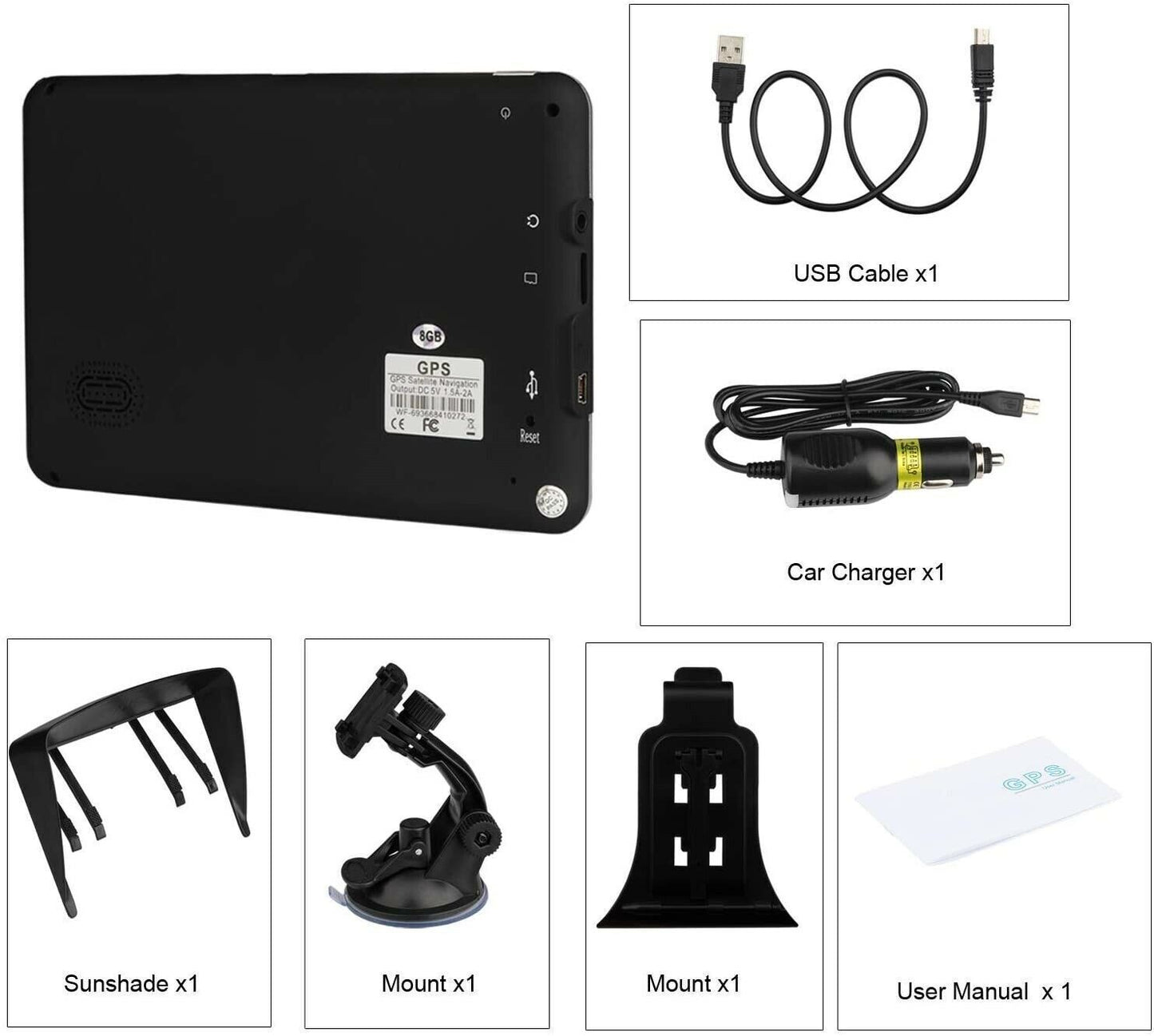 Car GPS Navigation / Touch Screen With Maps with Speaker