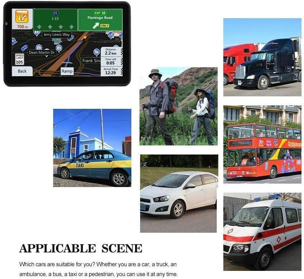 Car GPS Navigation / Touch Screen With Maps with Speaker