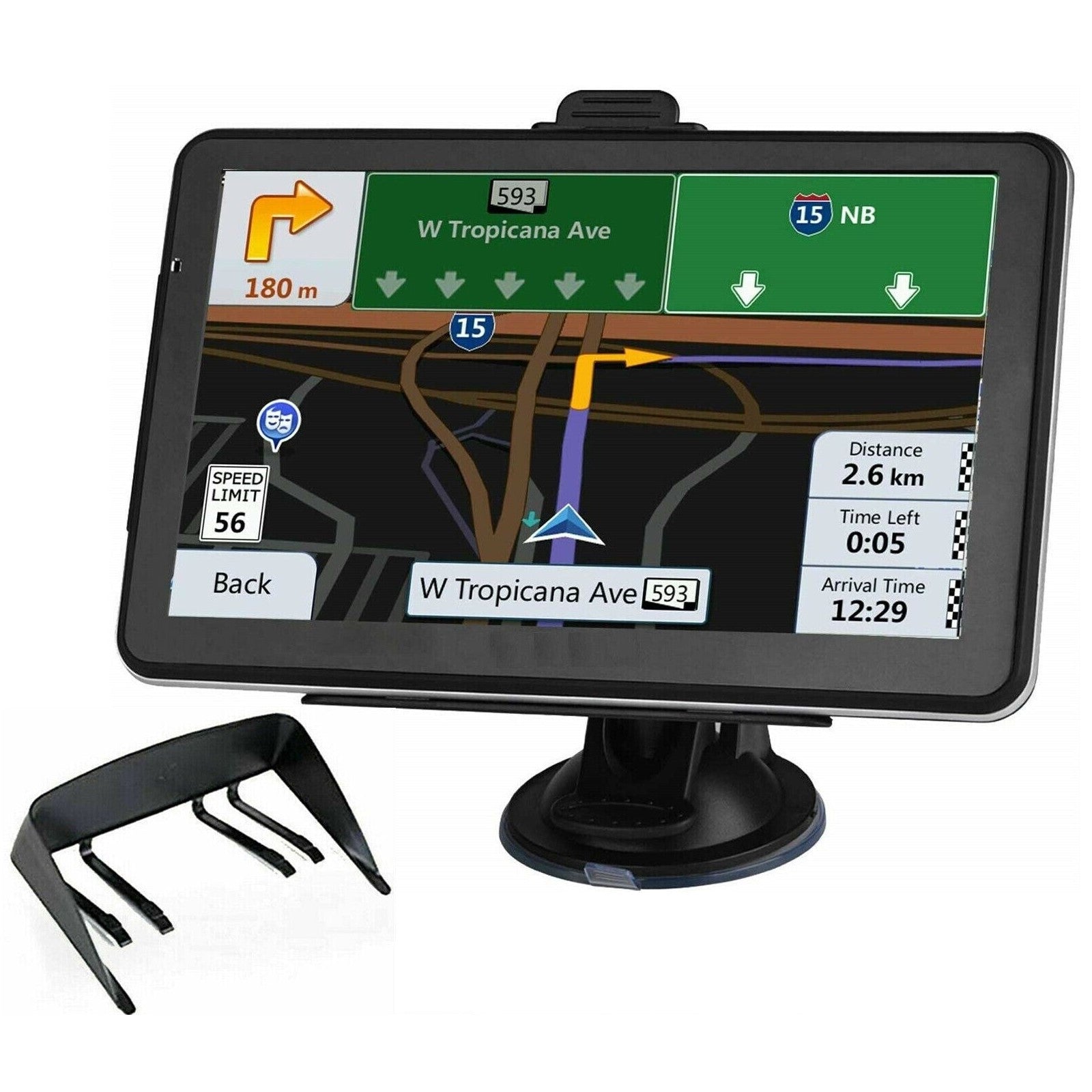 Car GPS Navigation / Touch Screen With Maps with Speaker