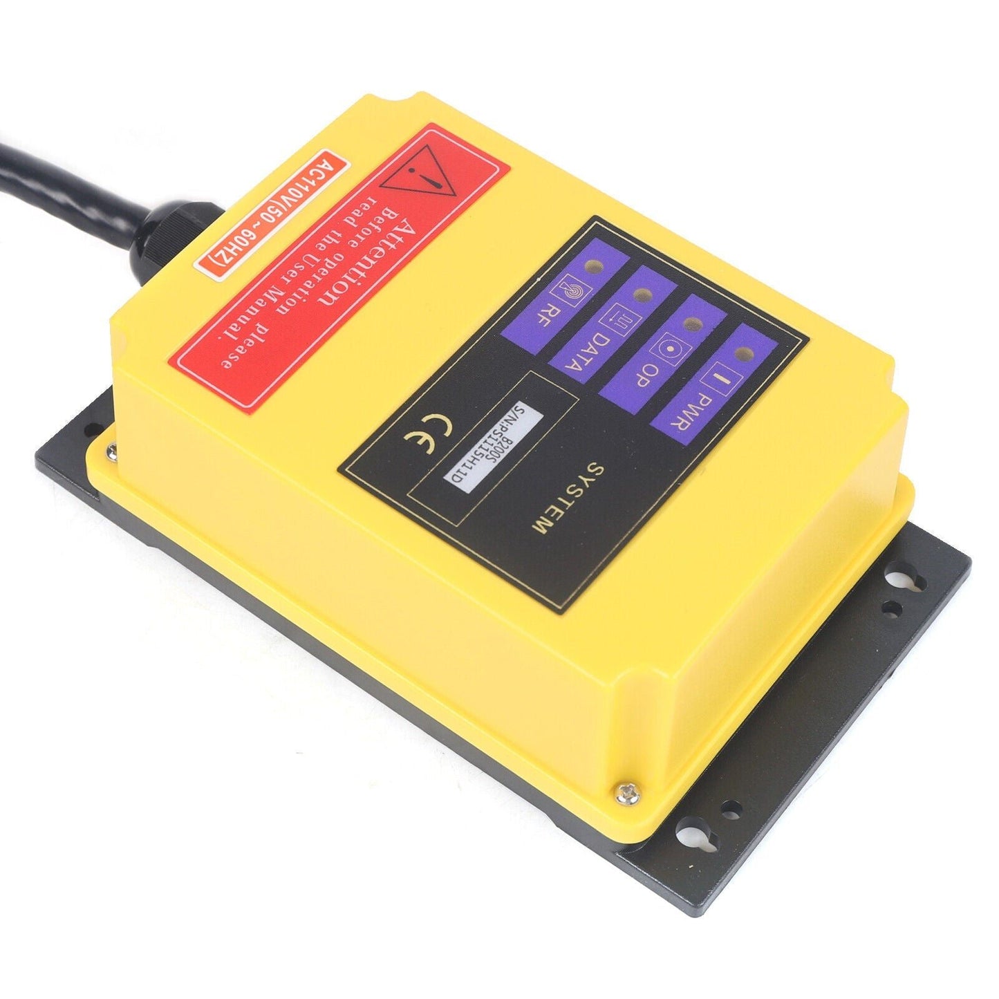 Industrial Wireless Hoist Crane Remote Control 2 Transmitter+Receiver 2 Speed