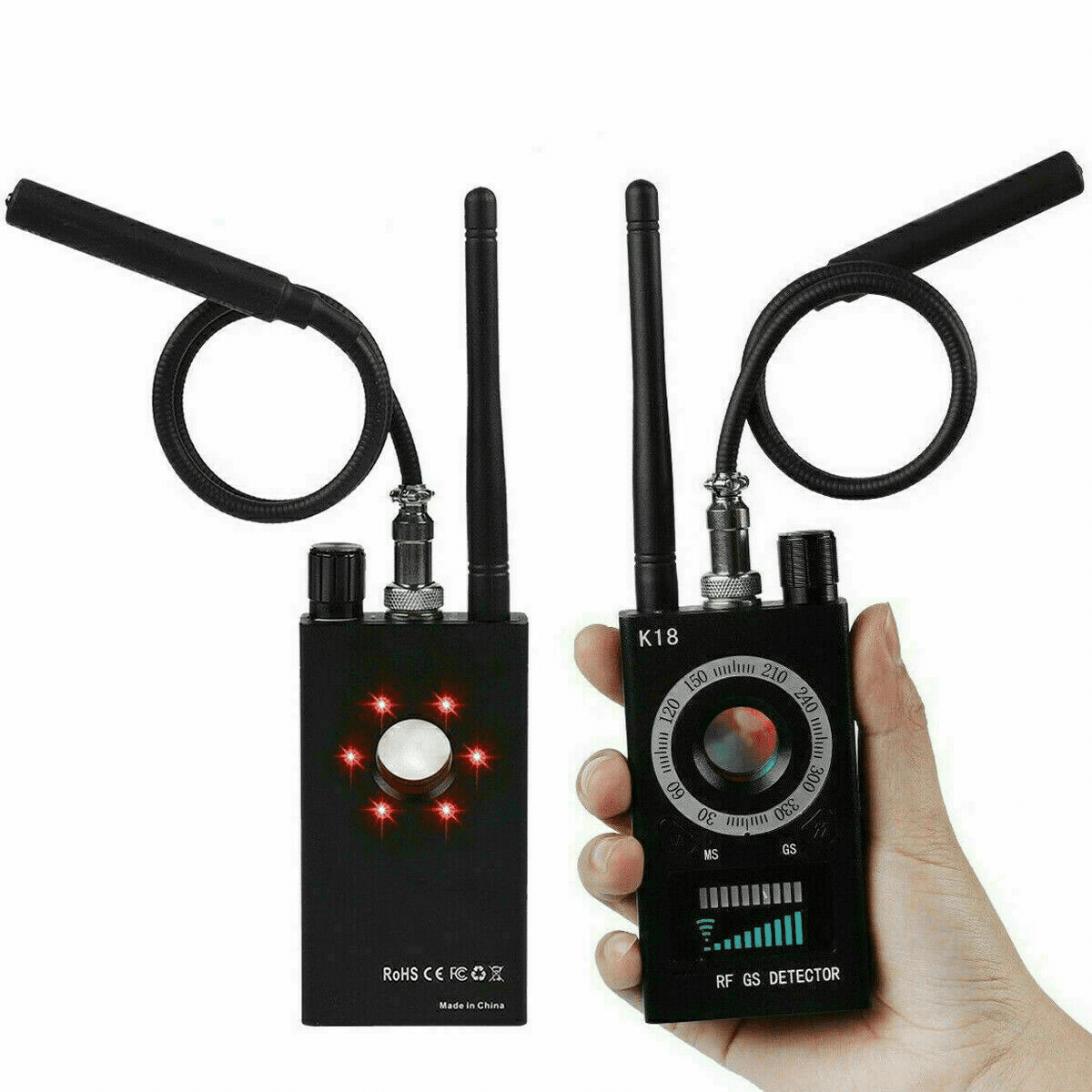 Hidden Camera Detector Bug Detector Hidden Device Detector RF Audio