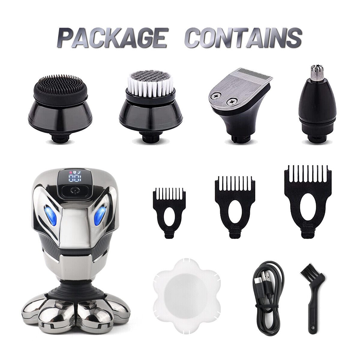 Electric Shaver 7D 5 in 1 Hair Remover Wet & Dry