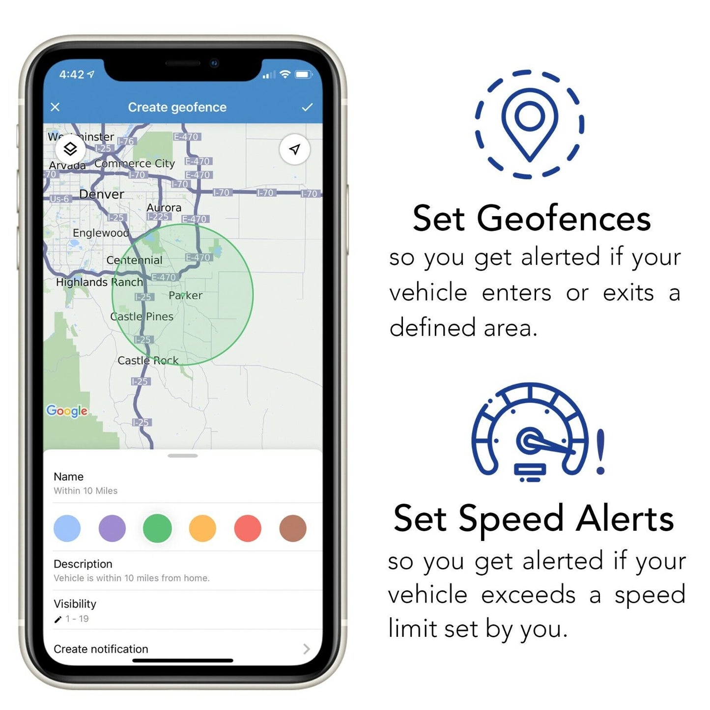 GPS Real-Time Vehicle Tracking Device for Cars & Teens