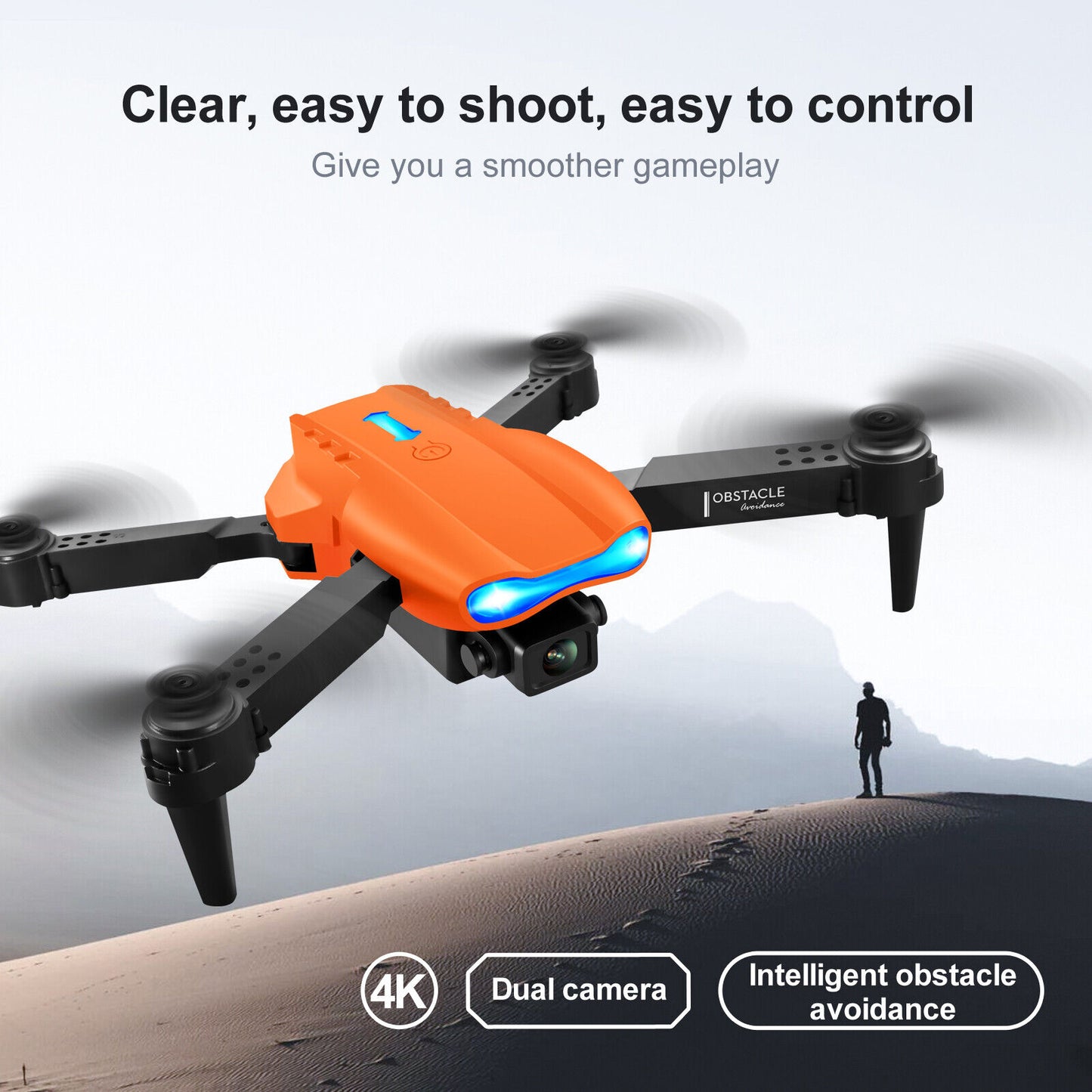 5G Drone UHD 4K GPS x Pro with Dual Camera WiFi